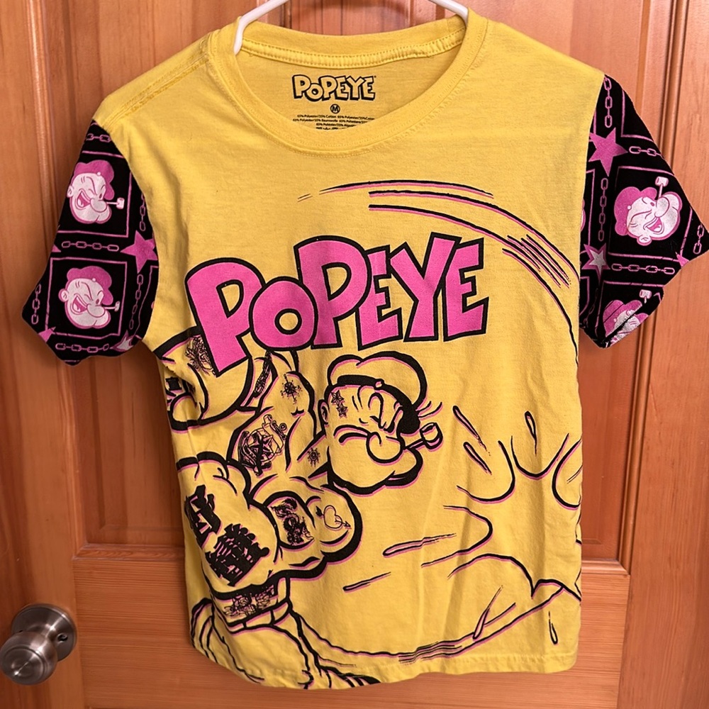 Throwback! Popeye T-Shirt. Size Medium. Big kids / teens / women’s